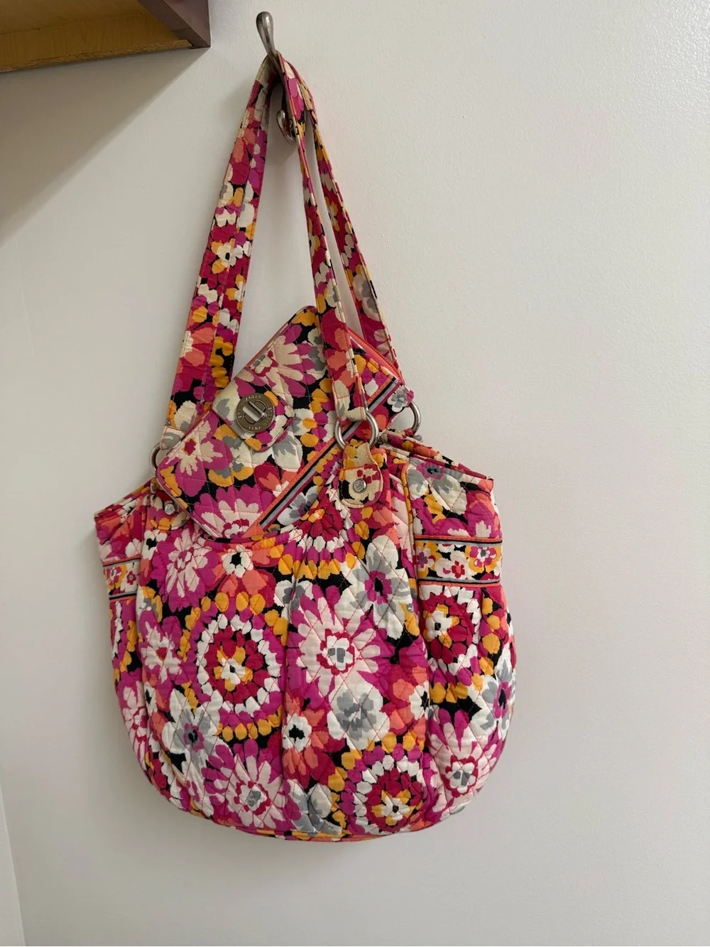 Vera Bradley Lola Glenna Satchel Bag & Matching Turnlock Wallet Bundle Set 2013